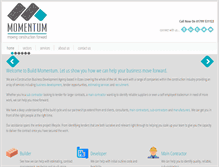 Tablet Screenshot of buildmomentum.com